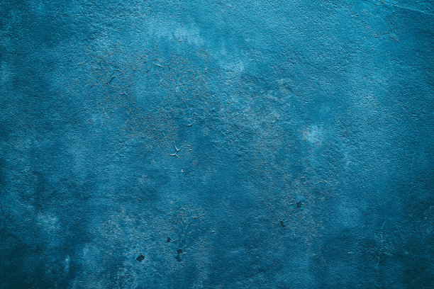 蓝色垃圾混凝土墙纹理背景。图片下载