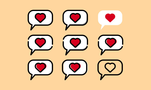 爱的信息图标。图片下载