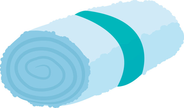 温泉浴巾设计图片下载