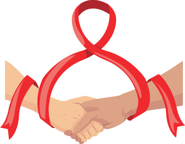 手拿世界艾滋病日丝带图片下载