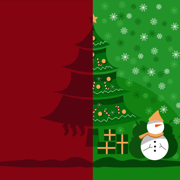 手工制作的数字插图的圣诞树dame用纸卡图片下载