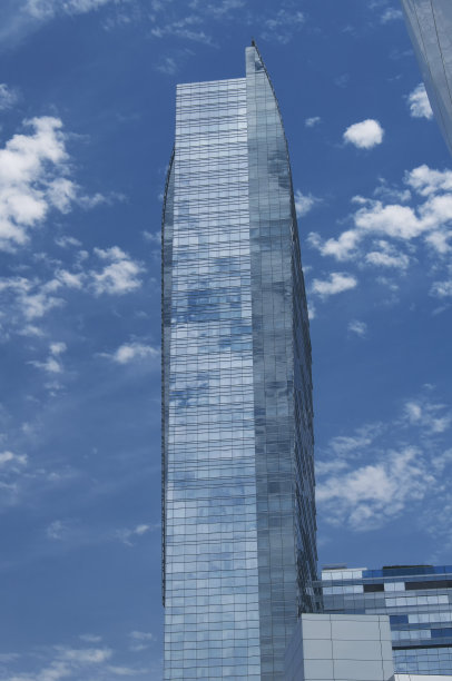 玻璃建筑反射天空洛杉矶图片下载