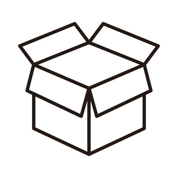 盒子图标符号设计模板图片下载