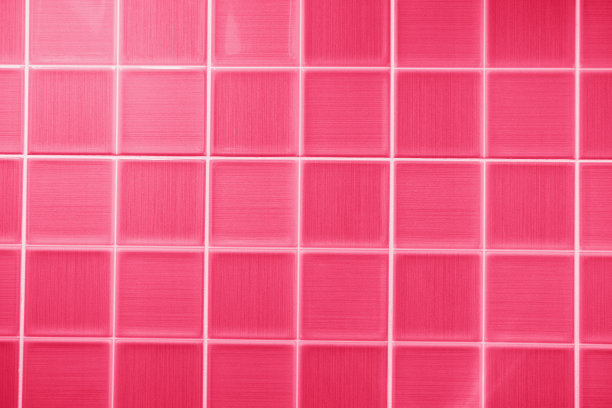 瓷砖特写，纹理和抽象的背景，2023年的概念Viva Magenta。图片下载