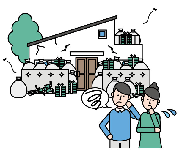 令人讨厌的废弃垃圾房和麻烦的邻居图片下载