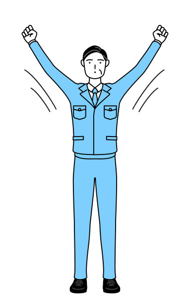 管理层，经理们，工厂经理，一个穿着工作服的人在深呼吸。图片下载