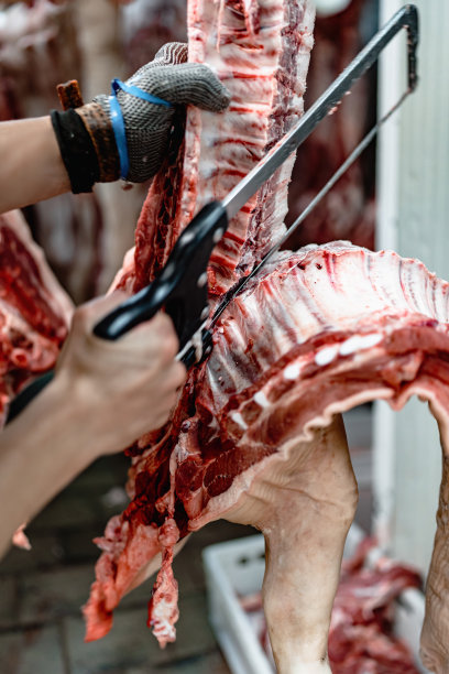 肉类工业有屠宰场和食品加工图片下载