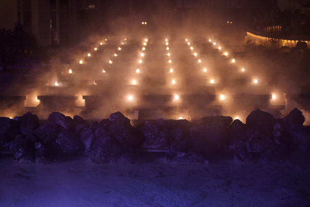 点燃草津温泉的余田ake图片下载