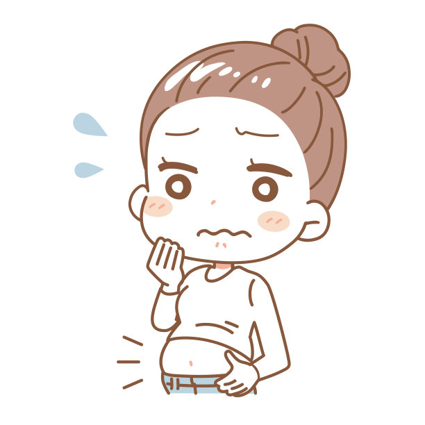 一个胖女人的插图。图片下载