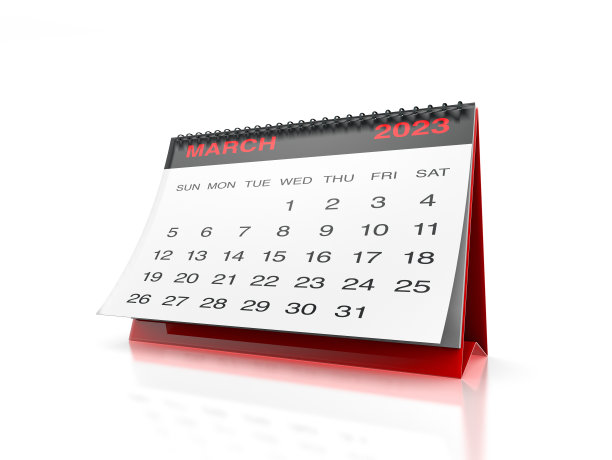 2023年3月日历图片下载