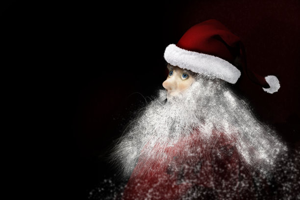 圣诞老人特写图片下载