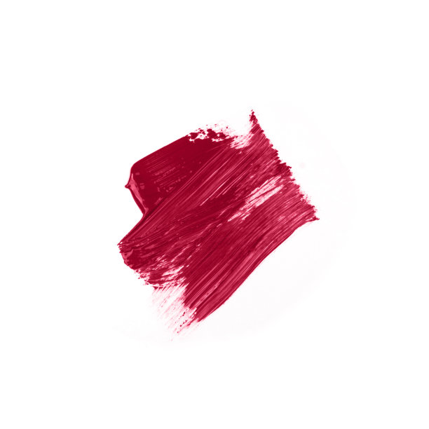 viva洋红色丙烯酸颜料在白色孤立的背景上的纹理涂抹图片下载