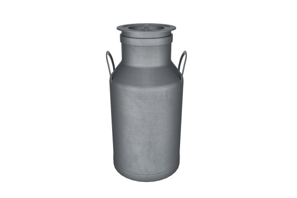 3D渲染现实的牛奶容器图片下载