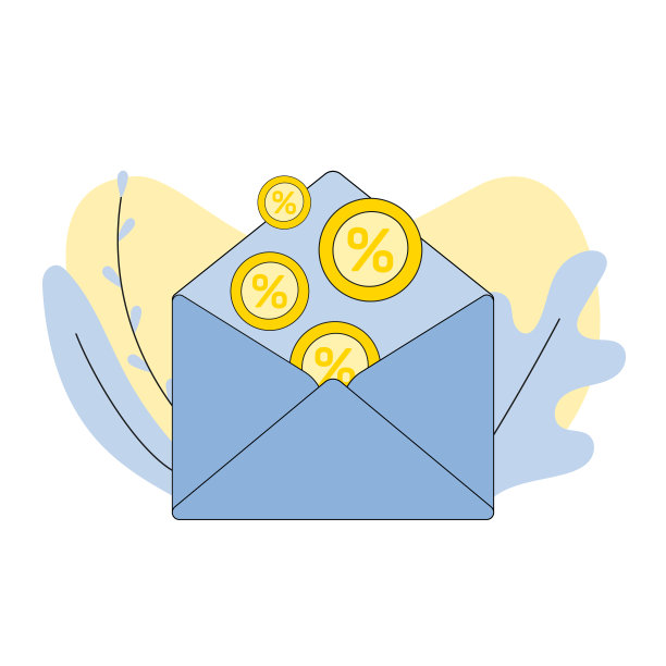 打折优惠券出售，金币，打开信封。幸运礼品优惠，忠诚计划福利理念。奖金，现金返还。优惠券、代金券和金币。矢量图图片下载