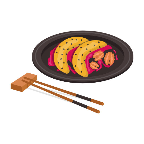 越南国菜。Banh chui chien。烤，烤香蕉面糊，黑芝麻，核桃和酱汁。图片下载