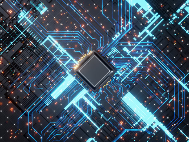 CPU 5G电路板云计算图片下载