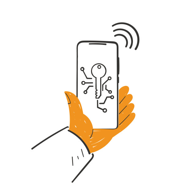 手绘涂鸦数字键与电路插图矢量图片下载