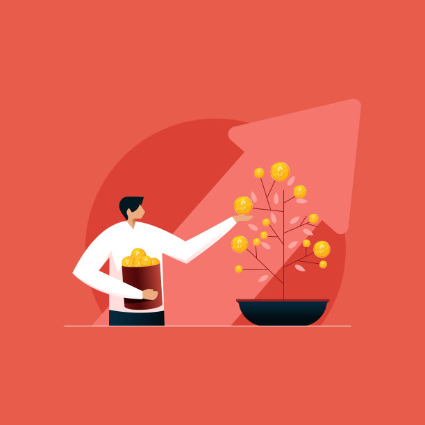 一元硬币长出了叶子。投资和资本增长，储蓄，利息，固定存款，养老金图片下载