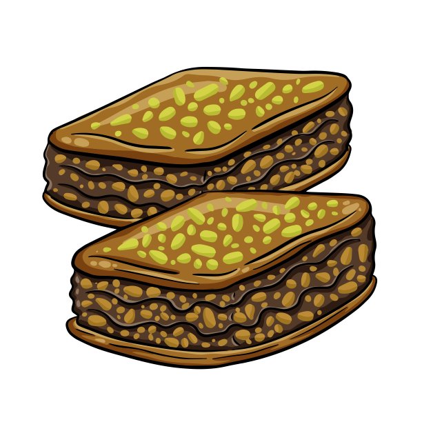 传统中东风味。传统的土耳其果仁蜜饼。l图片下载