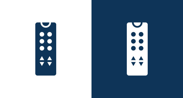 远程控制图标插图孤立矢量符号符号图片下载