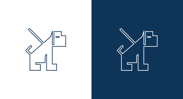 狗图标插图孤立矢量符号符号图片下载