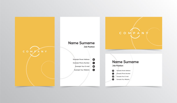 名片设计矢量简单图片下载