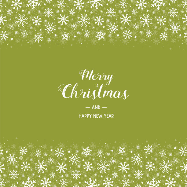 有美丽雪花的圣诞卡。圣诞贺卡的概念。向量图片下载