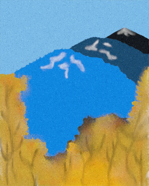 白杨山插图-自然和野生动物图片下载