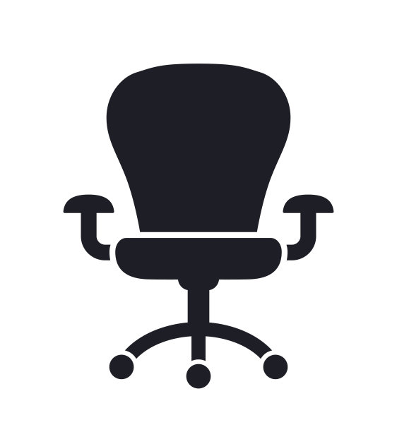 办公椅书桌椅电脑座椅图标图片下载