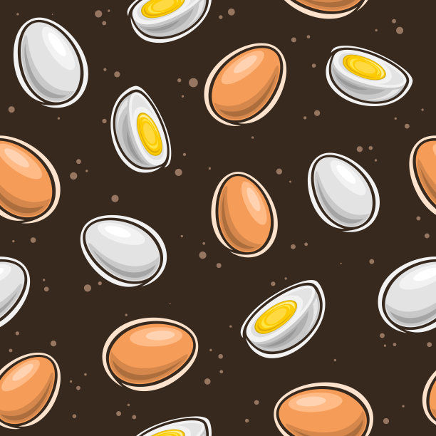 载体卵无缝图案图片下载