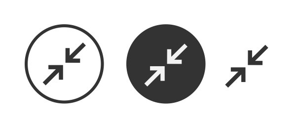 压缩右图标。网络图标集。矢量插图图片下载