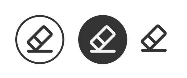 删除图标。网络图标集。矢量插图图片下载