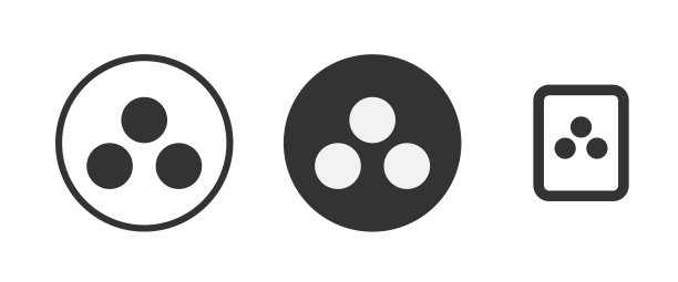 梅花扑克牌图标.网站图标集.矢量图图片下载