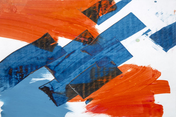 手绘多水彩背景，斑点和腮红图片下载