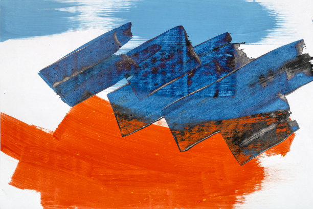 手绘多水彩背景，斑点和腮红图片下载