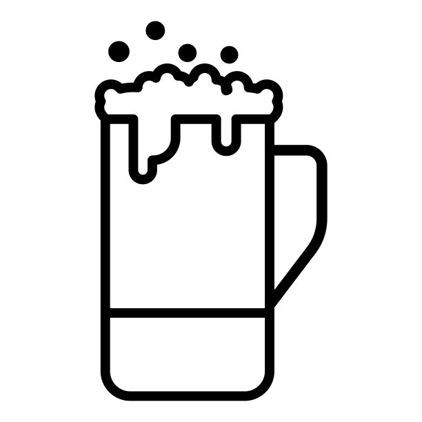 啤酒图标设计模板剪贴画图片下载