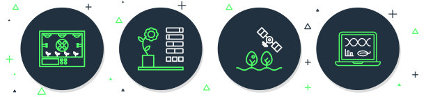 用无人机设置线花状态智能农场图片下载