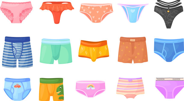 卡通内裤男人女人内衣衣柜图片下载