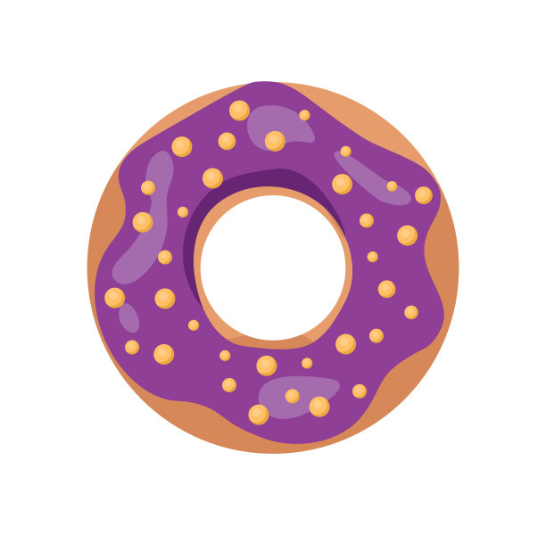 釉面甜甜圈图标图片下载