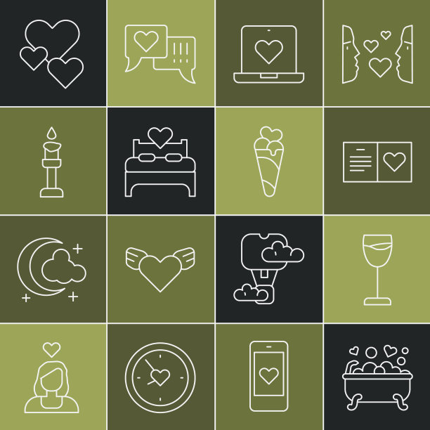 在浴室的酒杯里设置浪漫线图片下载