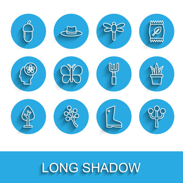 套线林开花树枝橡子图片下载