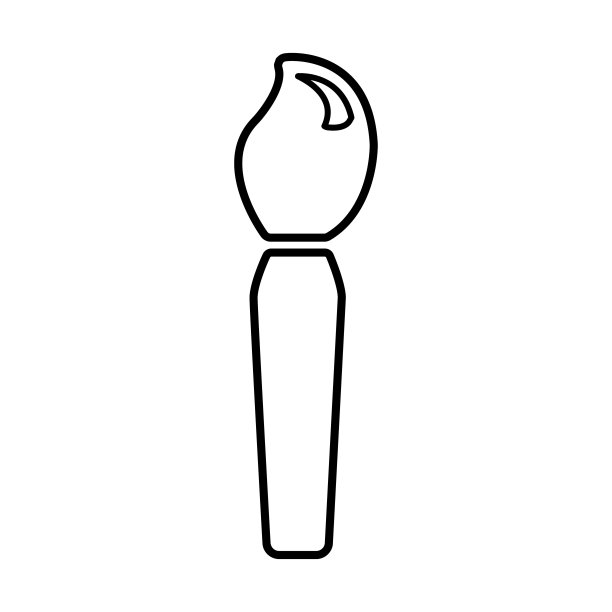 刷图标在直线风格图片下载