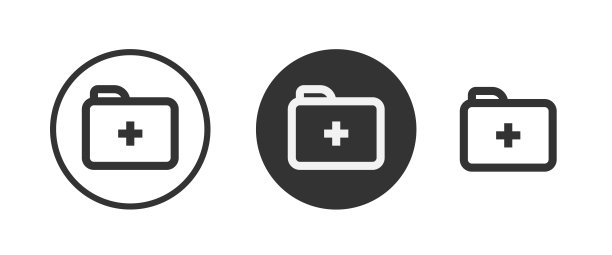 文件夹添加图标隔离在白色背景平坦矢量插图。图片下载