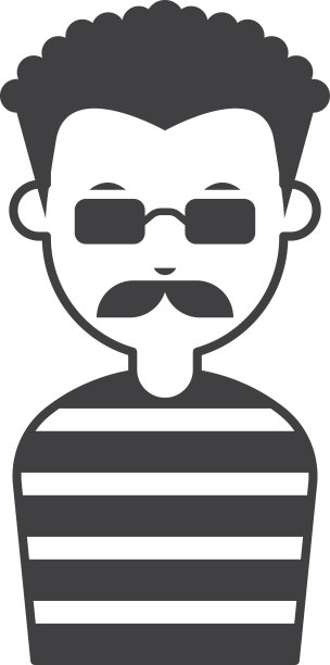 贼人插画在最小的风格图片下载