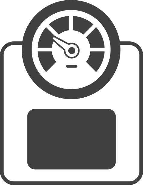 称重机插图的最小风格图片下载