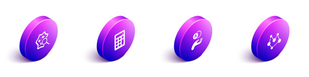 在放大镜下设置等距微生物图片下载