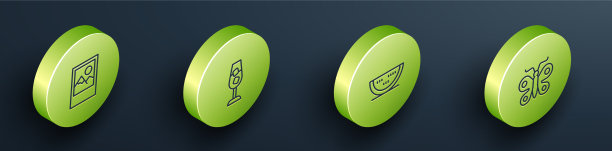 设置等距线相框酒杯图片下载