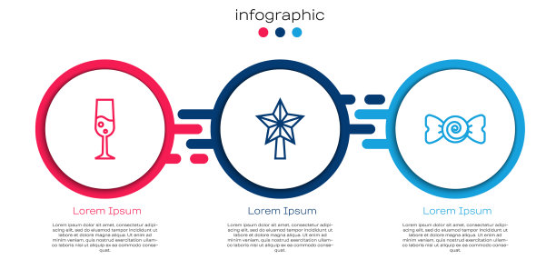 配上香槟，圣诞星星和图片下载