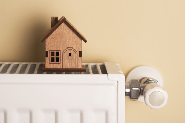 散热器上的房子模型图片下载