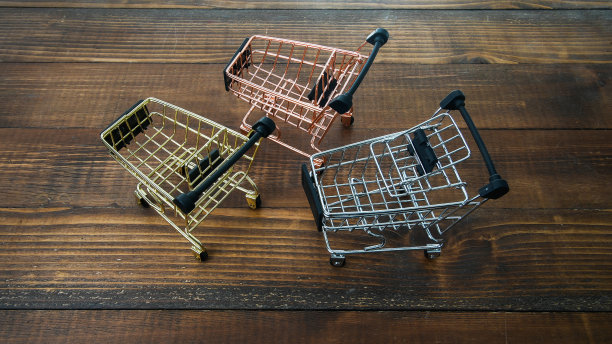 购物者玩具豪华推车木制背景图片下载